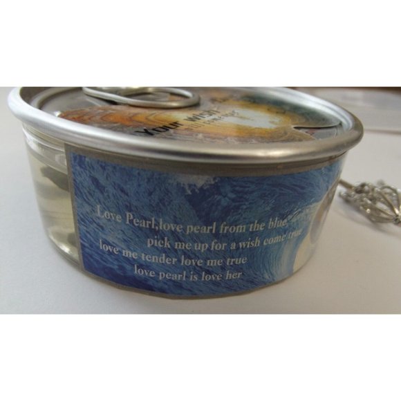 Lucky Pearl Necklace Pendant 16" Stainless Steel Chain Irish Blessing diy - Picture 12 of 13